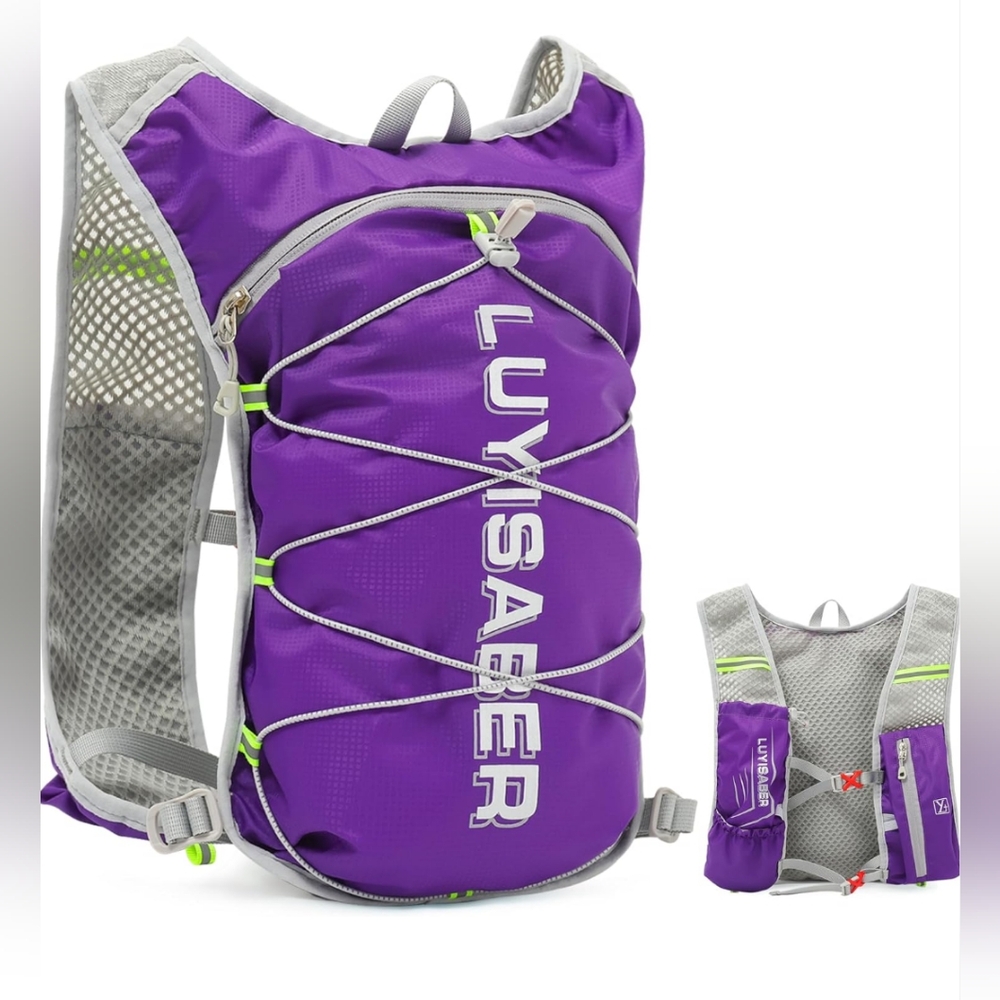 Luyisaber Purple Hydration Backpack